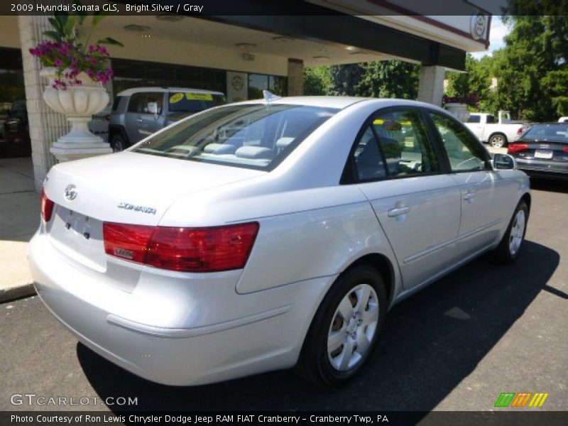 Bright Silver / Gray 2009 Hyundai Sonata GLS