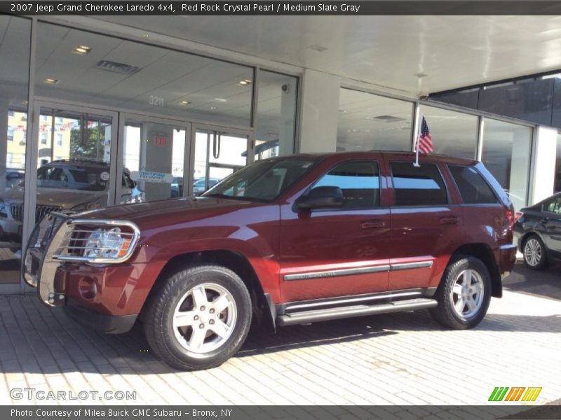 Red Rock Crystal Pearl / Medium Slate Gray 2007 Jeep Grand Cherokee Laredo 4x4