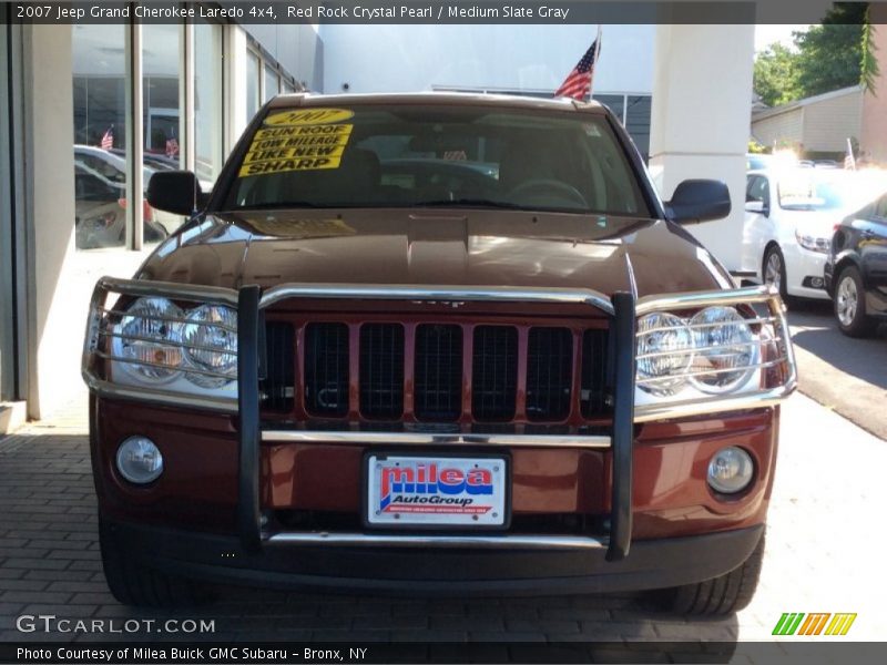 Red Rock Crystal Pearl / Medium Slate Gray 2007 Jeep Grand Cherokee Laredo 4x4