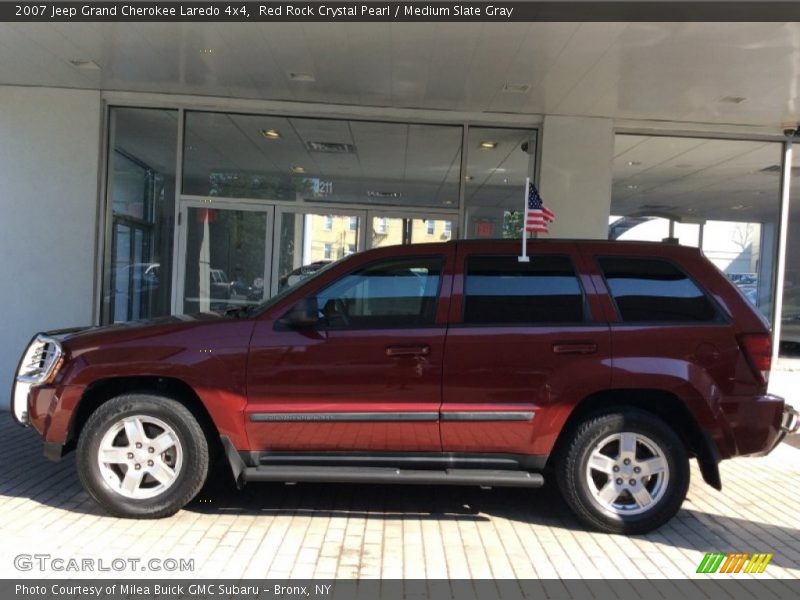 Red Rock Crystal Pearl / Medium Slate Gray 2007 Jeep Grand Cherokee Laredo 4x4