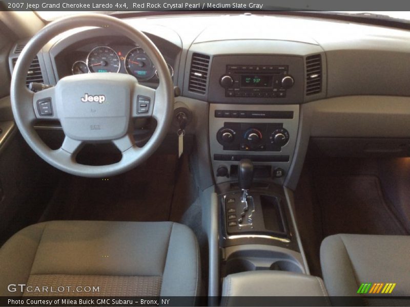 Red Rock Crystal Pearl / Medium Slate Gray 2007 Jeep Grand Cherokee Laredo 4x4