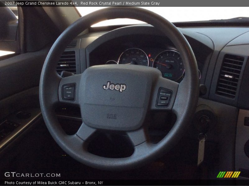 Red Rock Crystal Pearl / Medium Slate Gray 2007 Jeep Grand Cherokee Laredo 4x4