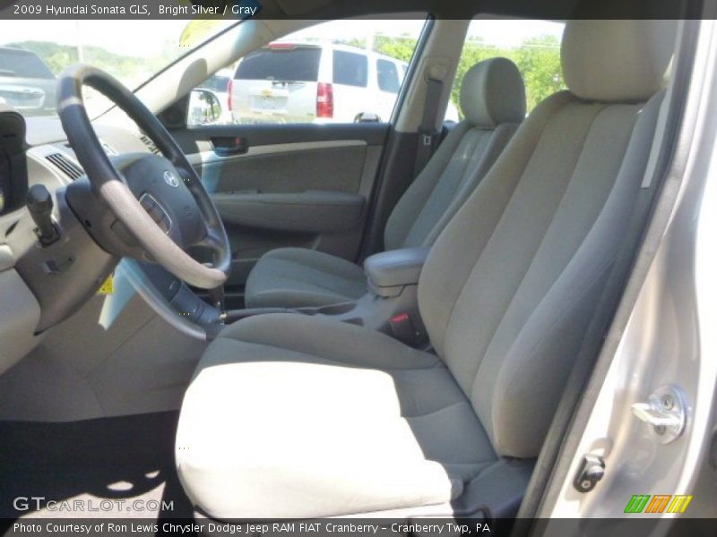 Bright Silver / Gray 2009 Hyundai Sonata GLS