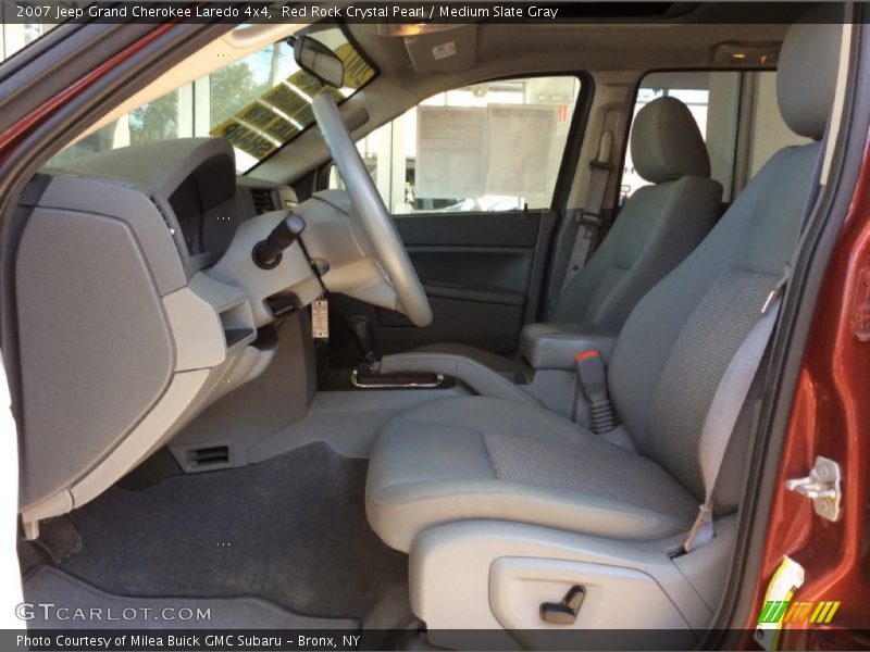 Red Rock Crystal Pearl / Medium Slate Gray 2007 Jeep Grand Cherokee Laredo 4x4
