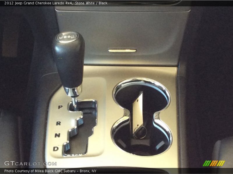 Stone White / Black 2012 Jeep Grand Cherokee Laredo 4x4