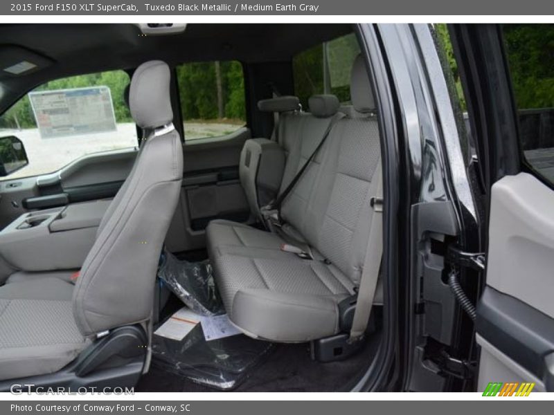 Rear Seat of 2015 F150 XLT SuperCab