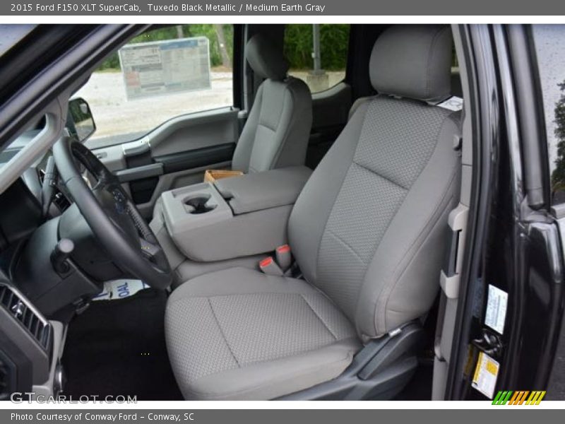 Front Seat of 2015 F150 XLT SuperCab