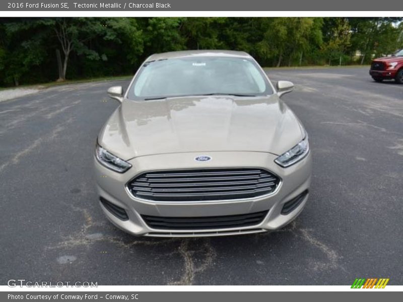 Tectonic Metallic / Charcoal Black 2016 Ford Fusion SE