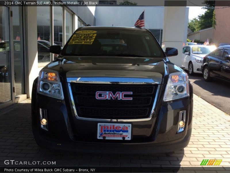 Iridium Metallic / Jet Black 2014 GMC Terrain SLE AWD