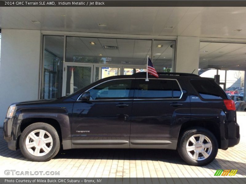 Iridium Metallic / Jet Black 2014 GMC Terrain SLE AWD