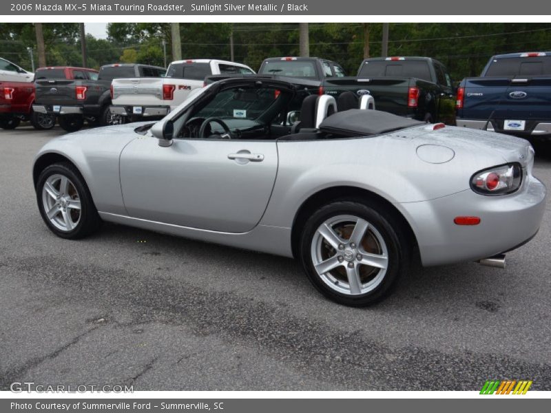 Sunlight Silver Metallic / Black 2006 Mazda MX-5 Miata Touring Roadster