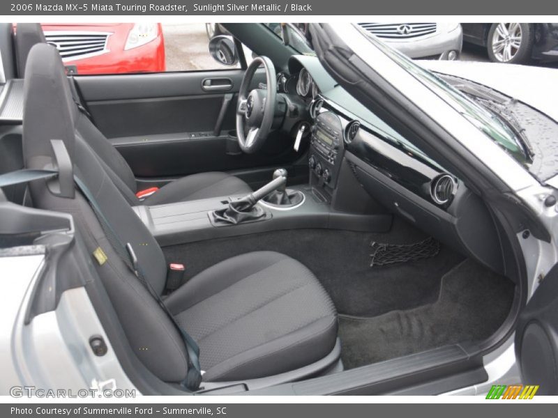 Sunlight Silver Metallic / Black 2006 Mazda MX-5 Miata Touring Roadster