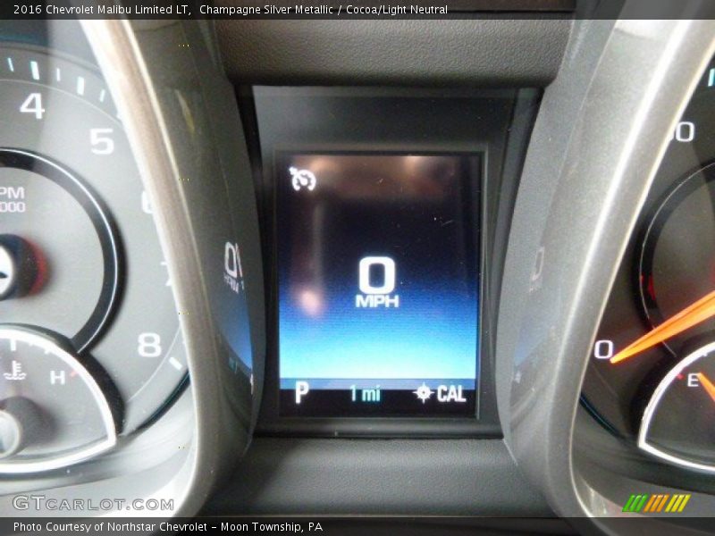 Champagne Silver Metallic / Cocoa/Light Neutral 2016 Chevrolet Malibu Limited LT