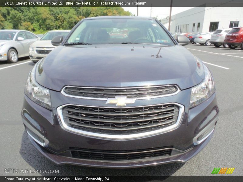 Blue Ray Metallic / Jet Black/Medium Titanium 2016 Chevrolet Cruze Limited LS