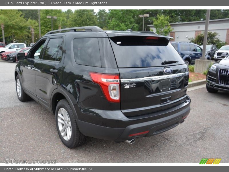 Tuxedo Black / Medium Light Stone 2015 Ford Explorer FWD