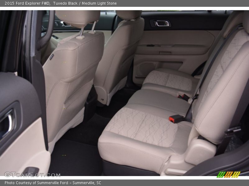 Tuxedo Black / Medium Light Stone 2015 Ford Explorer FWD