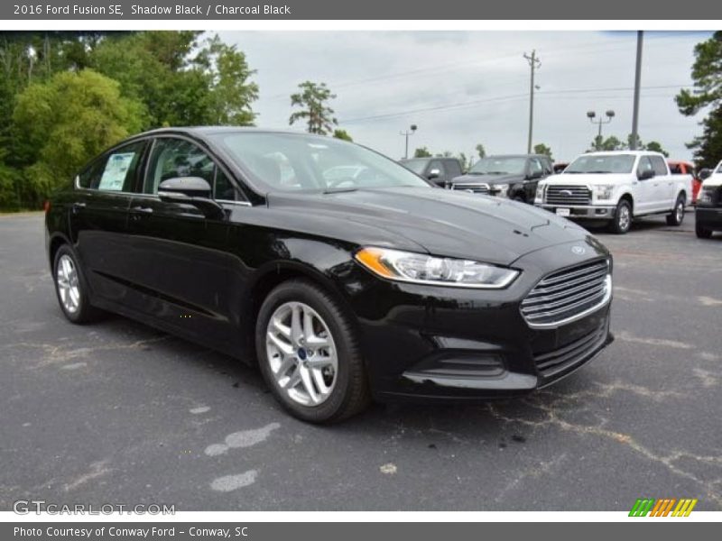 Shadow Black / Charcoal Black 2016 Ford Fusion SE