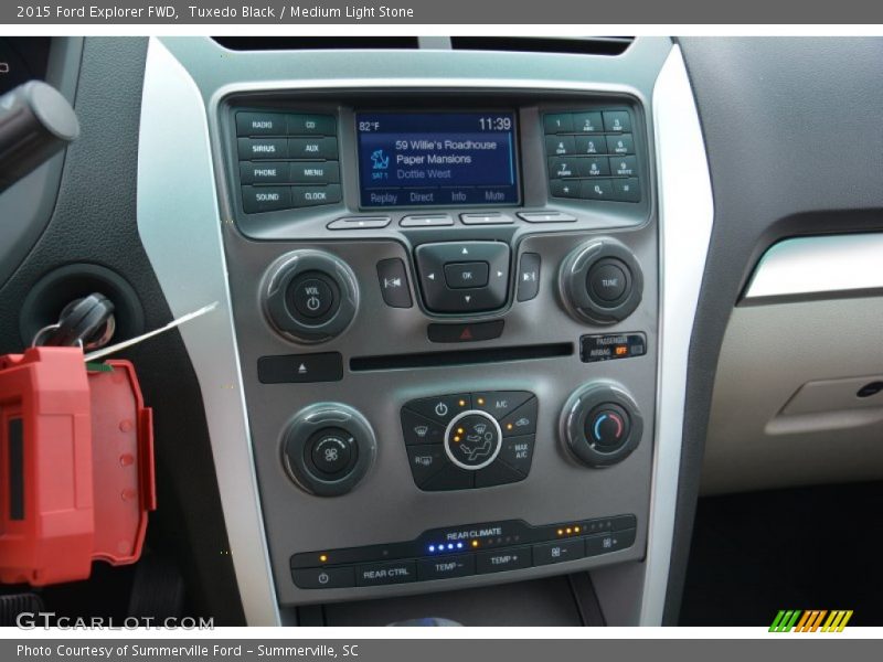 Tuxedo Black / Medium Light Stone 2015 Ford Explorer FWD