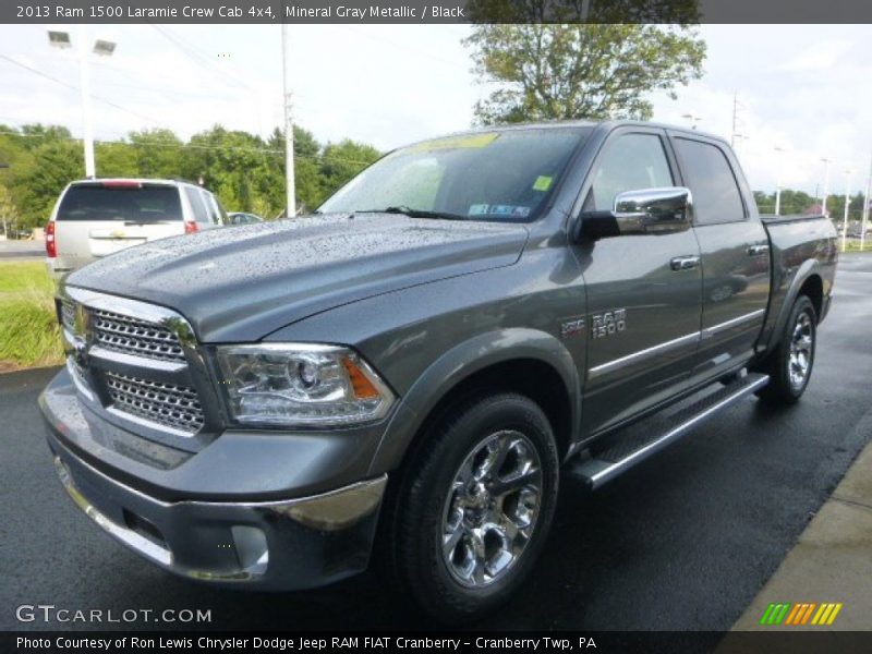 Mineral Gray Metallic / Black 2013 Ram 1500 Laramie Crew Cab 4x4
