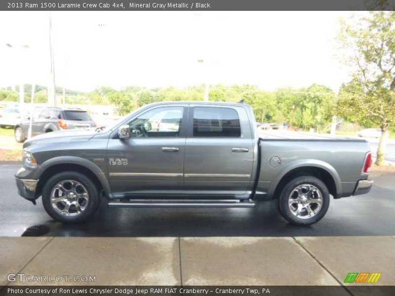 Mineral Gray Metallic / Black 2013 Ram 1500 Laramie Crew Cab 4x4