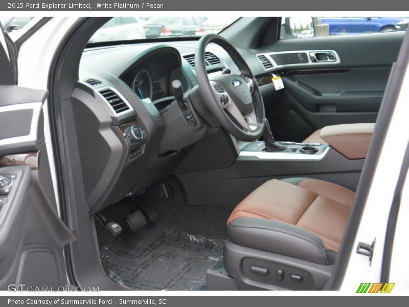  2015 Explorer Limited Pecan Interior