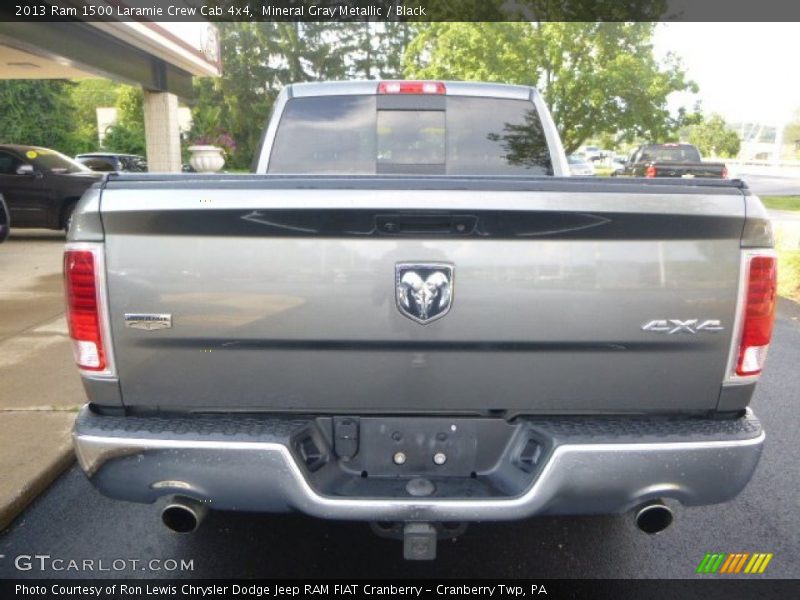 Mineral Gray Metallic / Black 2013 Ram 1500 Laramie Crew Cab 4x4