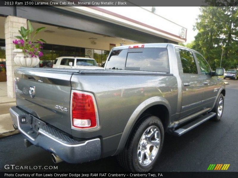 Mineral Gray Metallic / Black 2013 Ram 1500 Laramie Crew Cab 4x4