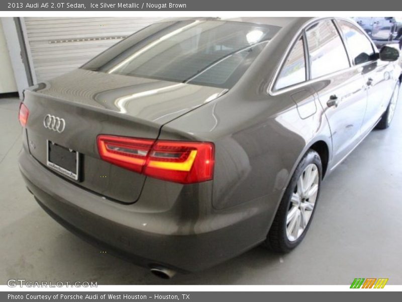 Ice Silver Metallic / Nougat Brown 2013 Audi A6 2.0T Sedan