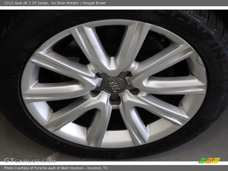 Ice Silver Metallic / Nougat Brown 2013 Audi A6 2.0T Sedan