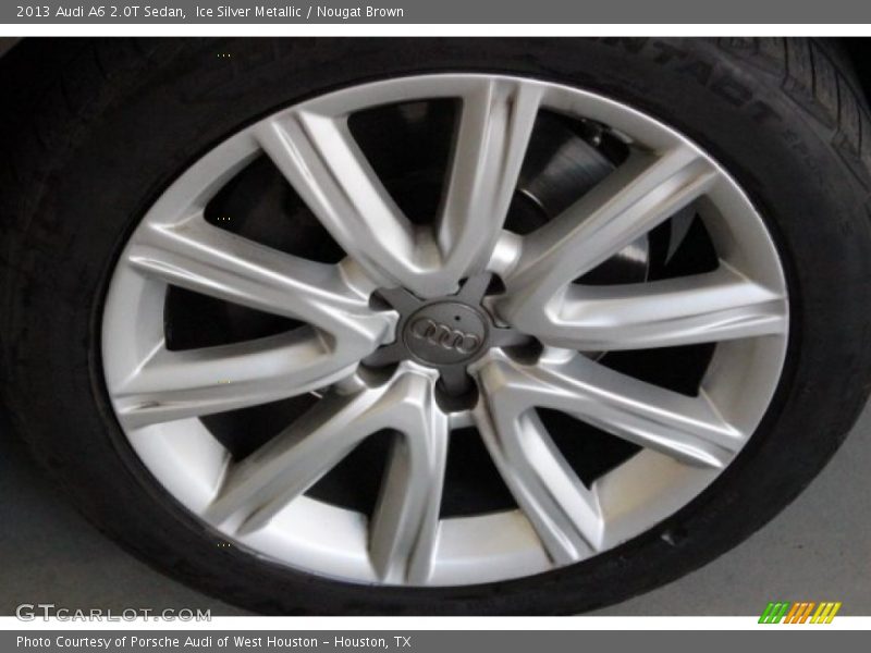 Ice Silver Metallic / Nougat Brown 2013 Audi A6 2.0T Sedan