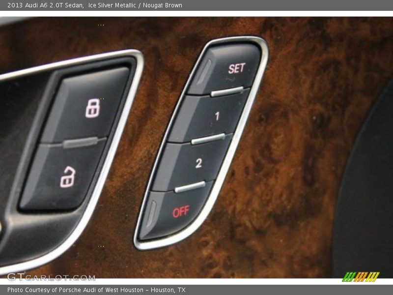 Ice Silver Metallic / Nougat Brown 2013 Audi A6 2.0T Sedan