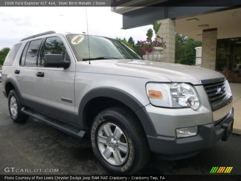 Silver Birch Metallic / Stone 2006 Ford Explorer XLT 4x4