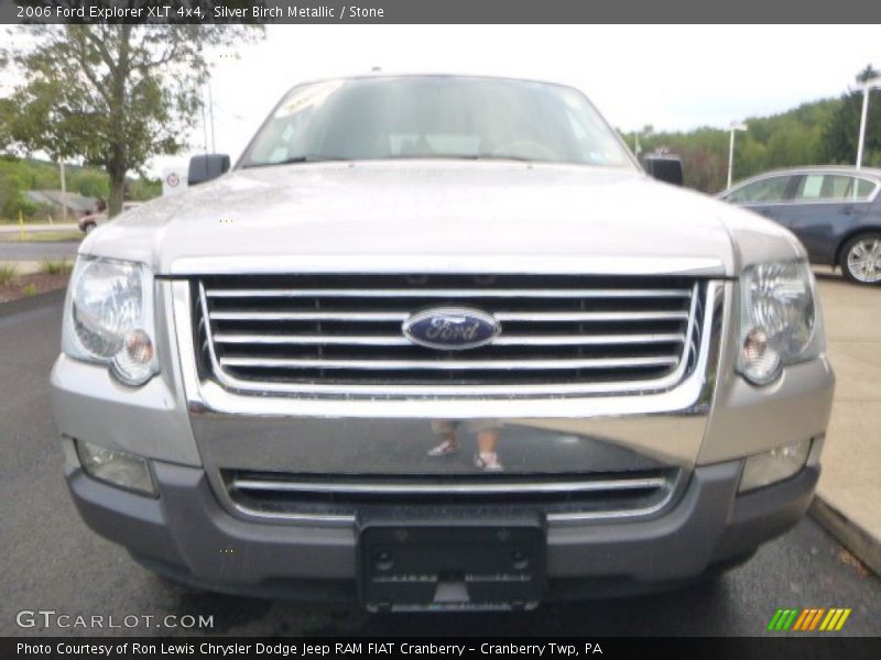 Silver Birch Metallic / Stone 2006 Ford Explorer XLT 4x4