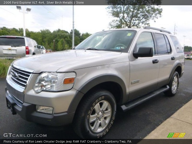 Silver Birch Metallic / Stone 2006 Ford Explorer XLT 4x4