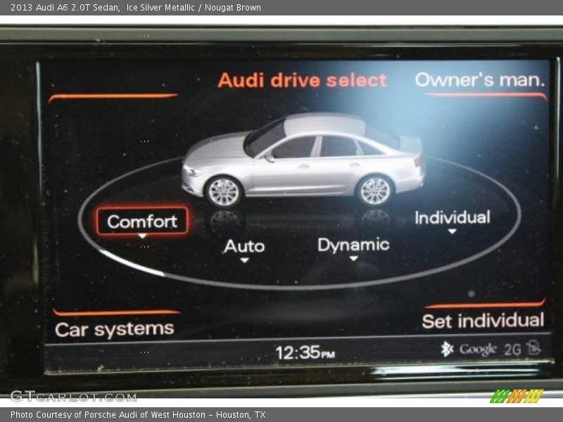 Ice Silver Metallic / Nougat Brown 2013 Audi A6 2.0T Sedan