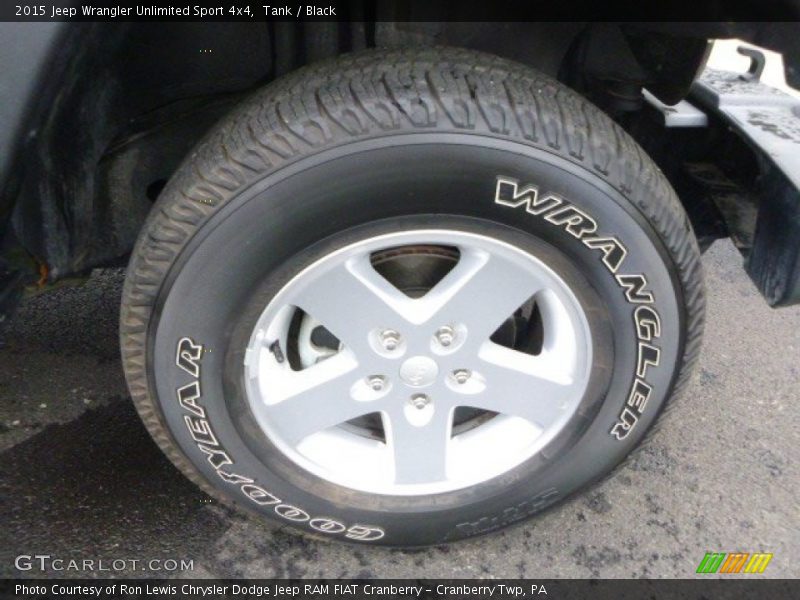 Tank / Black 2015 Jeep Wrangler Unlimited Sport 4x4