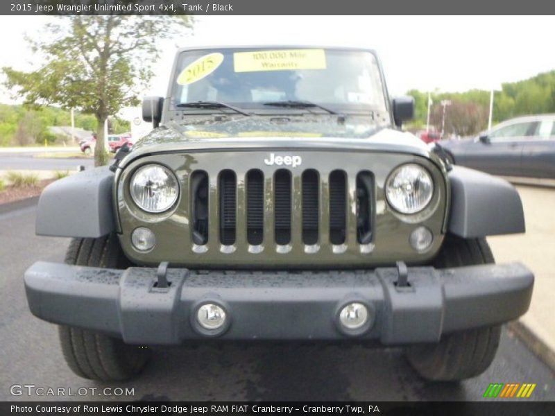 Tank / Black 2015 Jeep Wrangler Unlimited Sport 4x4