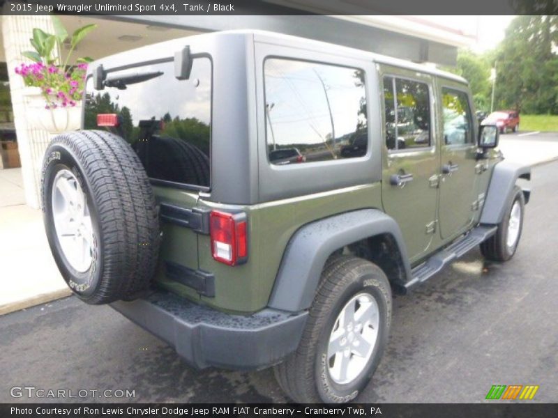 Tank / Black 2015 Jeep Wrangler Unlimited Sport 4x4