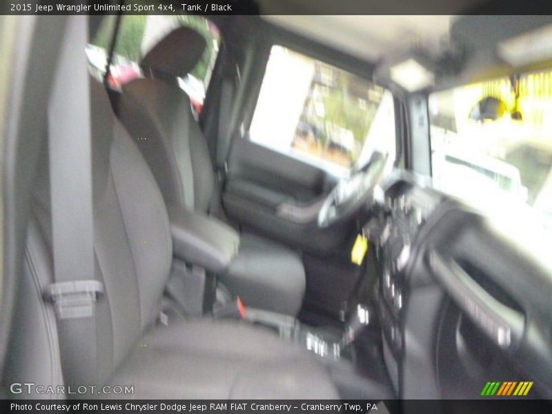 Tank / Black 2015 Jeep Wrangler Unlimited Sport 4x4