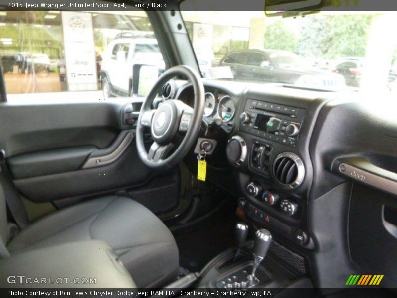 Tank / Black 2015 Jeep Wrangler Unlimited Sport 4x4