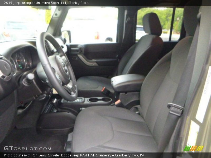 Tank / Black 2015 Jeep Wrangler Unlimited Sport 4x4