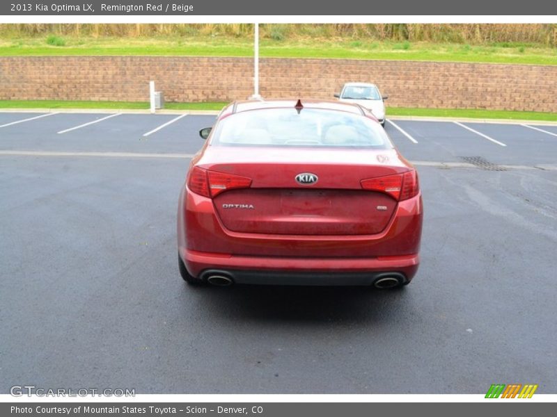 Remington Red / Beige 2013 Kia Optima LX