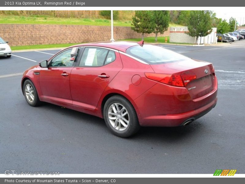 Remington Red / Beige 2013 Kia Optima LX