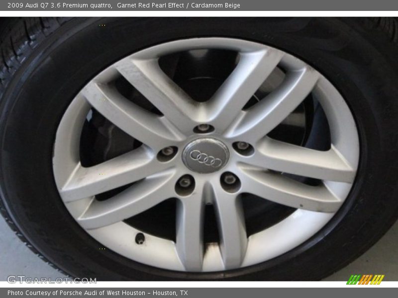 Garnet Red Pearl Effect / Cardamom Beige 2009 Audi Q7 3.6 Premium quattro
