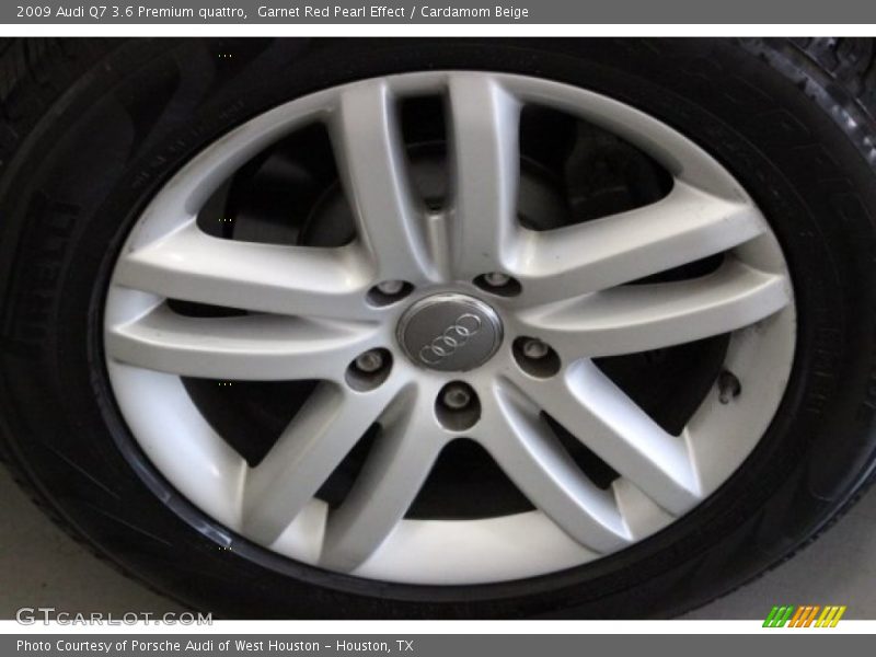 Garnet Red Pearl Effect / Cardamom Beige 2009 Audi Q7 3.6 Premium quattro