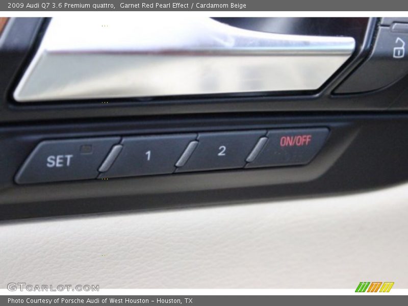 Garnet Red Pearl Effect / Cardamom Beige 2009 Audi Q7 3.6 Premium quattro