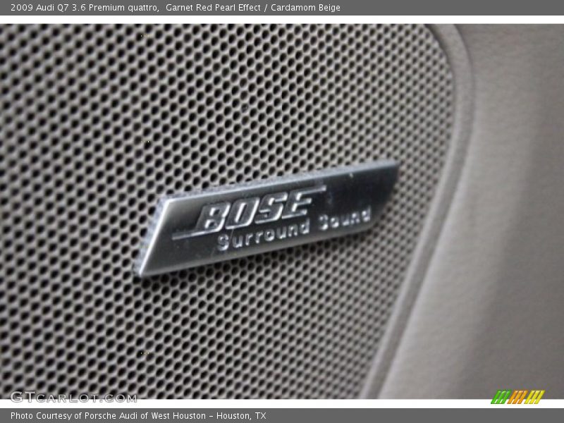 Garnet Red Pearl Effect / Cardamom Beige 2009 Audi Q7 3.6 Premium quattro