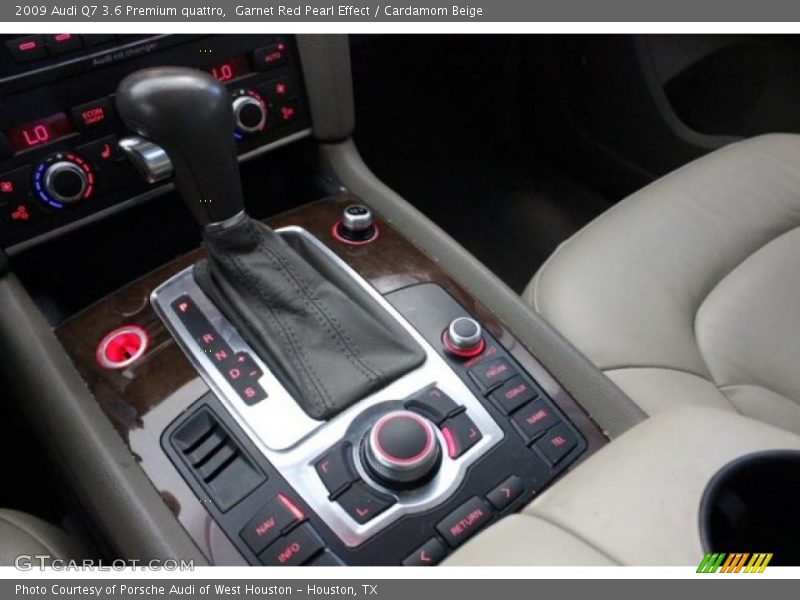 Garnet Red Pearl Effect / Cardamom Beige 2009 Audi Q7 3.6 Premium quattro