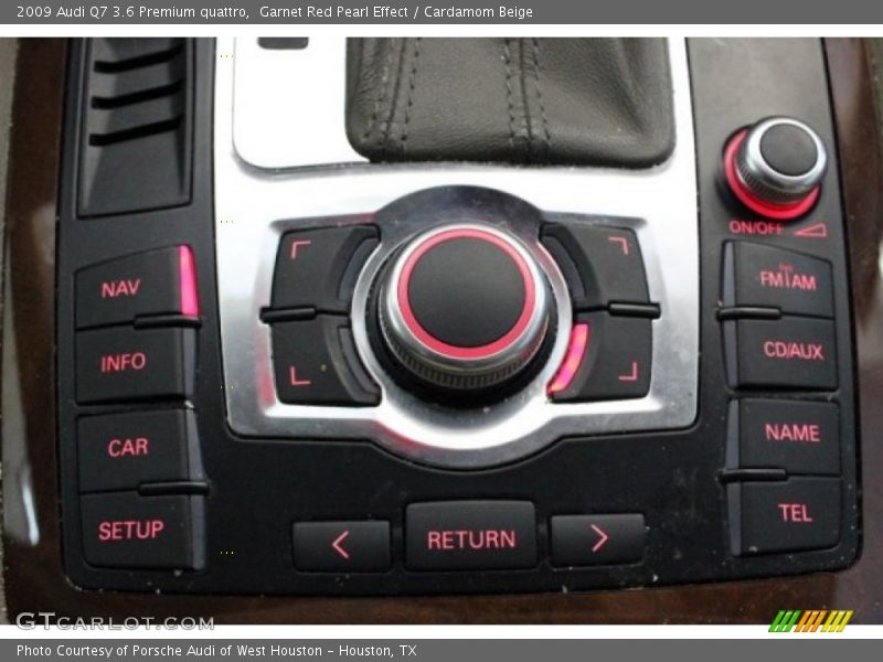 Garnet Red Pearl Effect / Cardamom Beige 2009 Audi Q7 3.6 Premium quattro