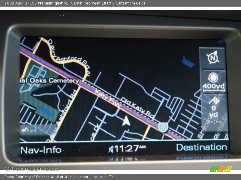 Garnet Red Pearl Effect / Cardamom Beige 2009 Audi Q7 3.6 Premium quattro